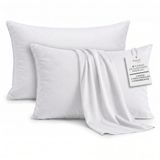Degrees home - Collectie - 2 kussenslopen 50 x 80 cm - microvezel - wit