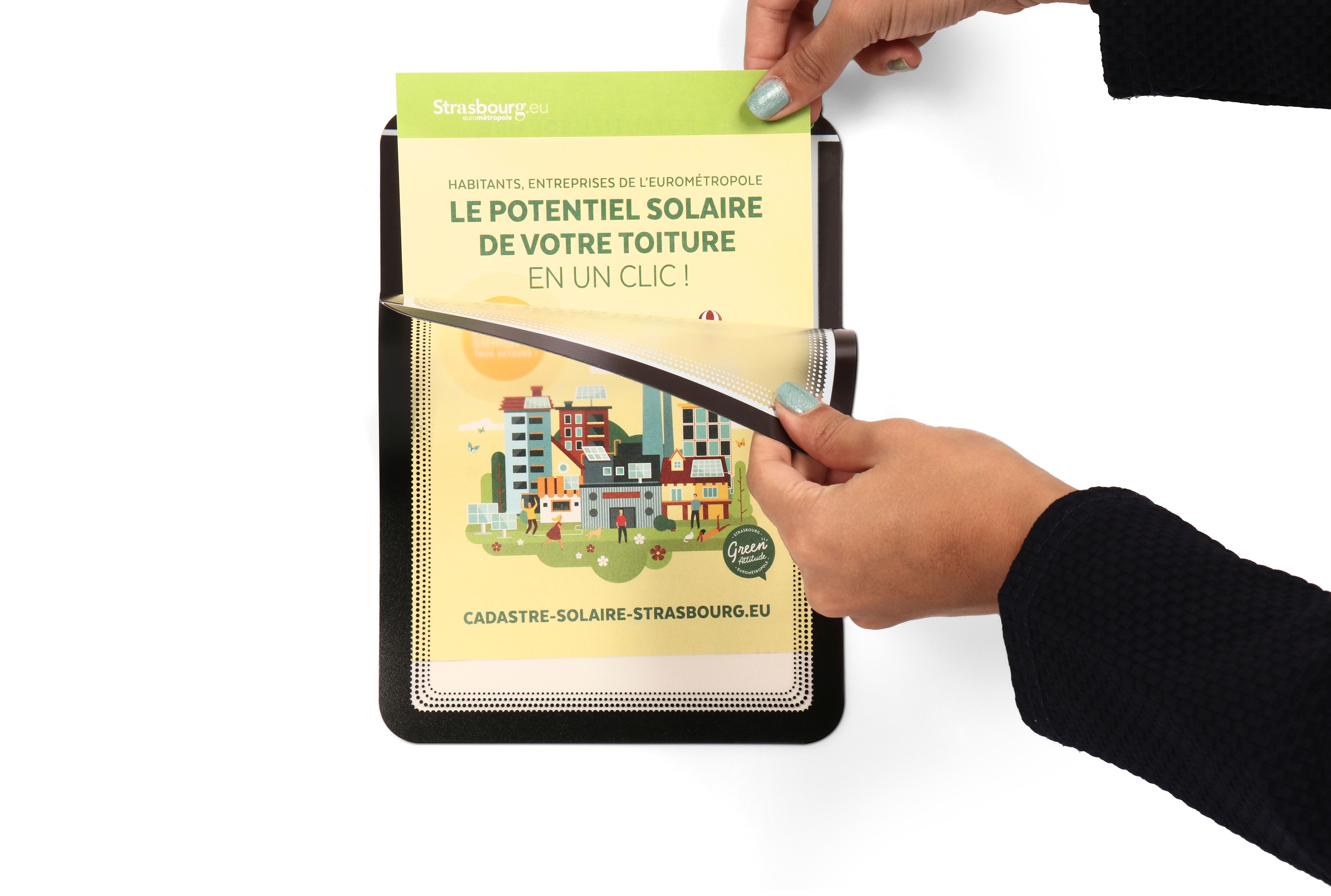 tarifold Magneto Presenteerhoes A5 Zelfklevend Zwart