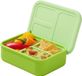 LunchBots Medium Build-a-Bento - Groen - 28oz / 828 ml - 3 Verwisselbare Vakverdelers voor Eindeloze Lunchcombinaties - 100% Platina Siliconen - Lekvrij - Magnetron-, Oven- (tot 204°C), Vriezer- en Vaatwasserbestendig