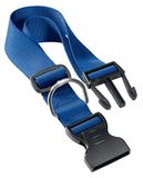 Ferplast Club C20/56 hondenhalsband, nylon, verstelbaar, van 36 tot 56 cm, halsomtrek 20 mm, blauw