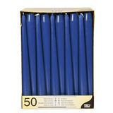 Papstar 17965 kaars Rond Blauw 50 stuk(s)