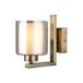 Homemania Wandlamp van metaal, glas, goud