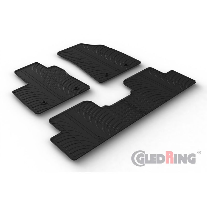Rubbermatten voor MG 5 (EV) SW 2020- | 4-delig + clips