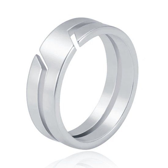 LGT JWLS Zilveren RVS Ring voor Heren