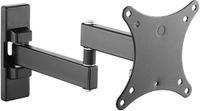 PROSIGNAL Draaibare TV-muurbeugel voor 13-27 inch schermen, maximaal draagvermogen 15 kg, Zwart