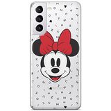 ERT GROUP mobiel telefoonhoesje voor Samsung S21 origineel en officieel erkend Disney patroon Minnie 056