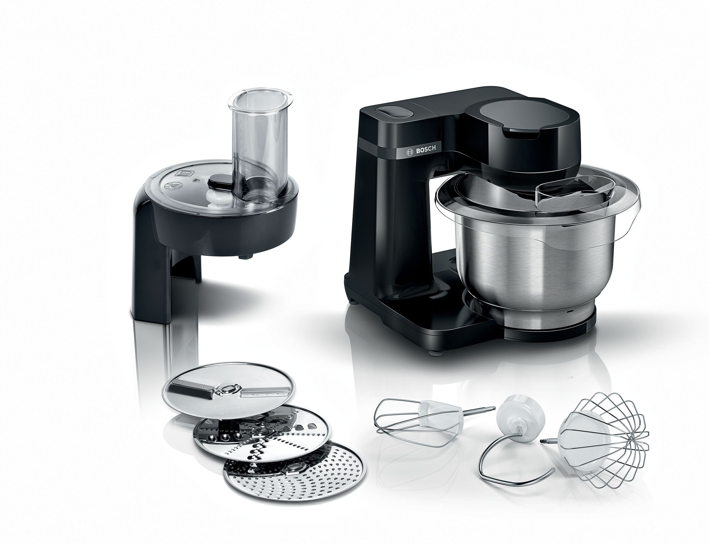 Bosch Serie 2 MUMS2EB01 Keukenmachine - 700W - Zwart/RVS