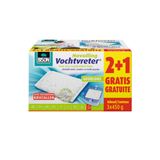 Bison Vochtvreter Navulzak Geurloos Promopack - 4 x 3 x 450 gr - Voordeelverpakking