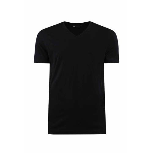 WE Fashion Fundamental slim fit T-shirt - zwart - heren