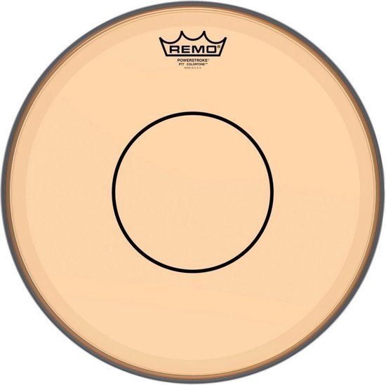 Remo P7-0314-CT-OG Powerstroke 77 Colortone Orange 14 inch Snare Drum Head