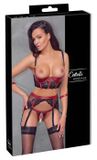 Cottelli BONDAGE Hefset M Zwart/Rood