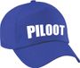 Bellatio Decorations Piloot verkleed pet blauw voor kinderen