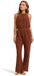 Roxy Luna Feeling Beach Jumpsuit sans manches Marron XS Femme