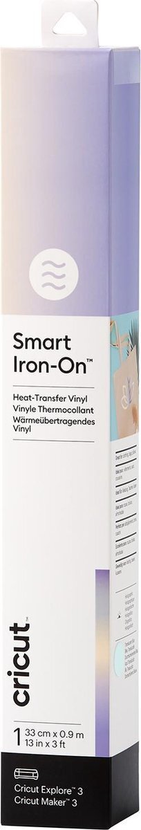CRICUT Transferfolie - Smart Iron-On - 33 x 91 cm -1 vel - Holografisch Transblauw