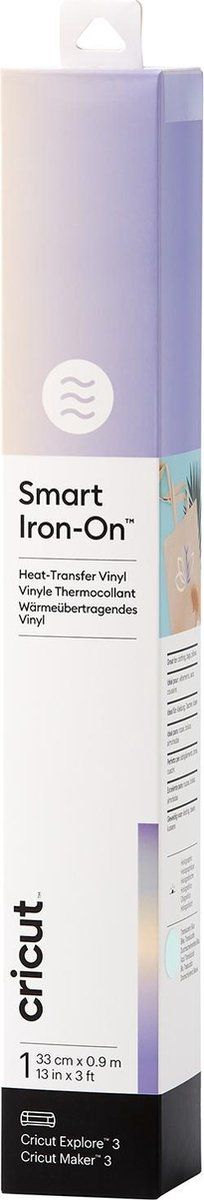 CRICUT Transferfolie - Smart Iron-On - Holografisch Transblauw - 33 x 91 cm