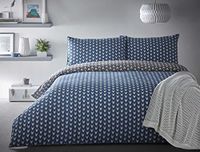 Appletree Dari Beddengoedset voor eenpersoonsbed, 100% perkal, draaddichtheid 180, blauw