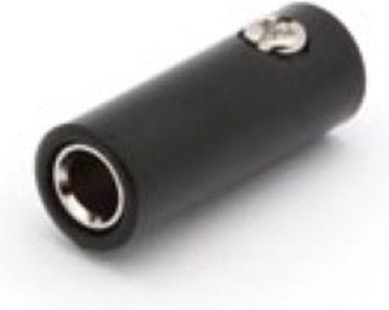 Female Banana Plug with Screw Connector - Black (CM28B)
