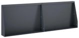 Syfax Keerwand 2 st 60 x 12 x 50 cm Staal Antraciet
