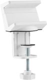 MaxTrack stekkerdoos bureaubevestiging | schroefklem | bureaublad tot 50mm | wit