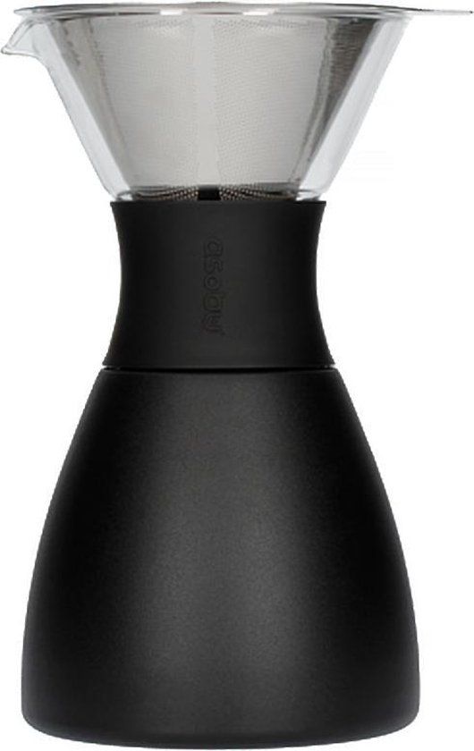 Asobu - Pourover Black Koffiezetter Set - Zwart - Hot & Coldbrew - 900 ml