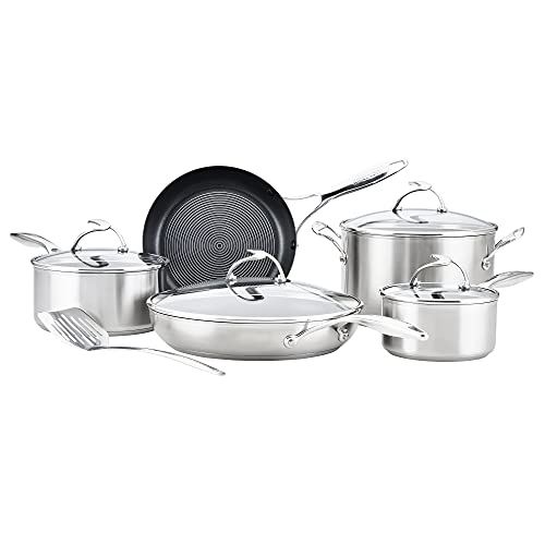 Circulon SteelShield S-serie 5-delige kookgerei set - Inductie - Roestvrij staal