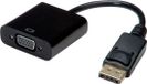 Value 12.99.3136 adapter DisplayPort naar VGA Zwart