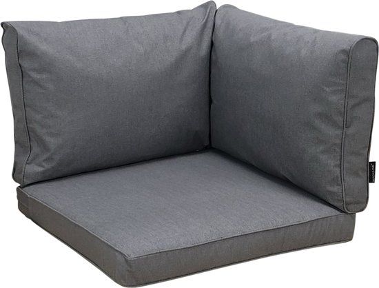 Madison 3-delige waterproof kussenset grijs voor loungeset of tuinset