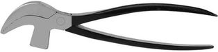 Tang de cordonnier - Tang marteau - Réparation de chaussures - Double fonctionnalité - 21 cm - Noir