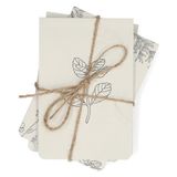 Herbes et brindilles Bloc-notes 'to do' 3 pièces, 12 x 8 cm