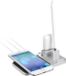 By Qubix - 3 in 1 oplader geschikt voor Apple Pencil & AirPods & iPhone - Zilver