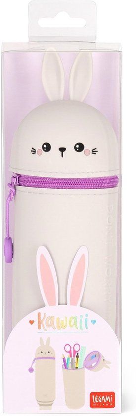 Legami Kawaii Bunny Pennenzak - Siliconen - Hard Case - 1 Vak - Kinderen
