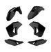 POLISPORT 90858 - Polisport Enduro Plastic Replica Kit voor Kawasaki Zwart