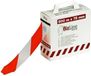 Bizline ruban de marquage rouge/blanc 75mm x 500m