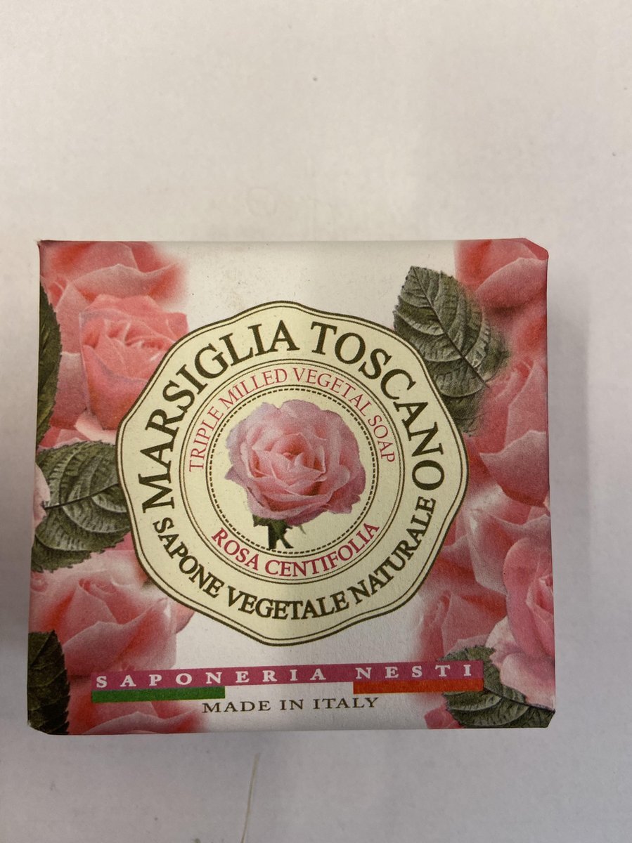 Nesti Dante zeep Marsiglia rosa 200 gram