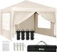 Brixy Partytent - Easy Up - 3x3m - Waterdicht - Creme