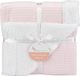 Interbaby Deken Junior 80 X 110 Cm Polyester Roze/wit