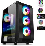 Spirit of Gamer Rogue VI PC Behuizing - Midi-Tower - ATX - Zwart