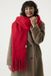 Garcia Femme Foulard Uni Rouge