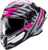 Caberg Drift Evo II Horizon casque, noir/gris/rose, taille M (57/58)