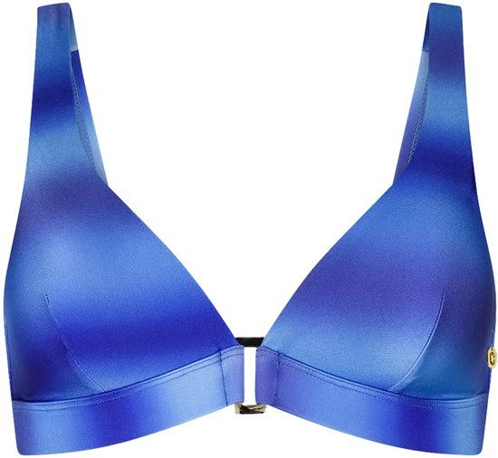 Ten Cate Bikini Top Triangle Buckle Push-Up Faded Blues Dames Maat 42C