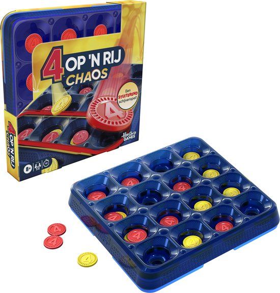 Hasbro Gaming Vier op 'n Rij Chaos Frenzy