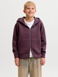 Jack & Jones JCOLEGACY SWEAT SCUBA ZIP HOOD NOOS Grijs Kinderen Maat 152