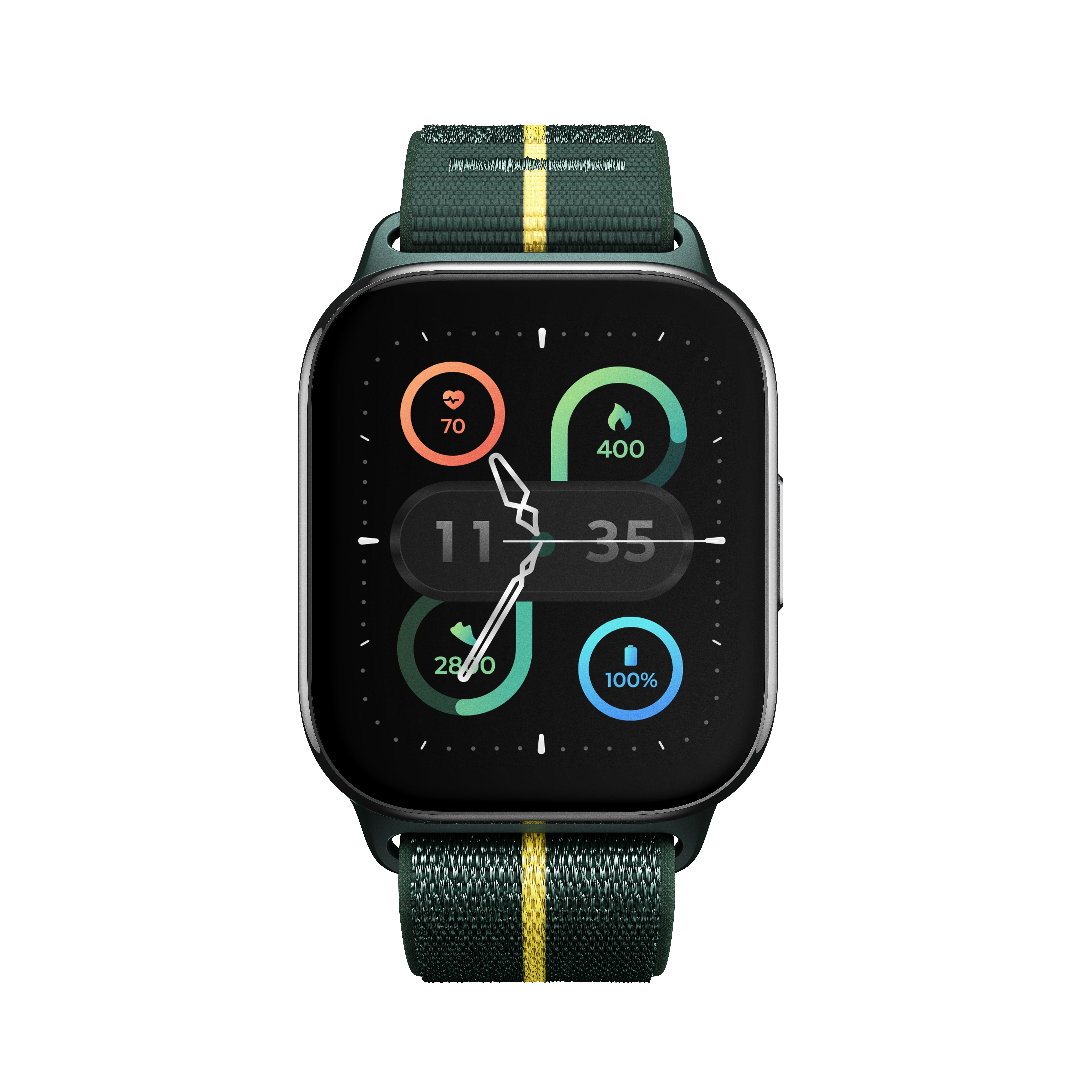 Motorola Moto Watch Fit - Smartwatch - 1.9" OLED - Green/Grey