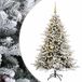 vidaXL Kunstkerstboom met kerstbal 120 cm 150 LED's Warmwit