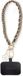 Guess 4G Universele Hand Strap Saffiano Chain met 4G Charm - Zwart