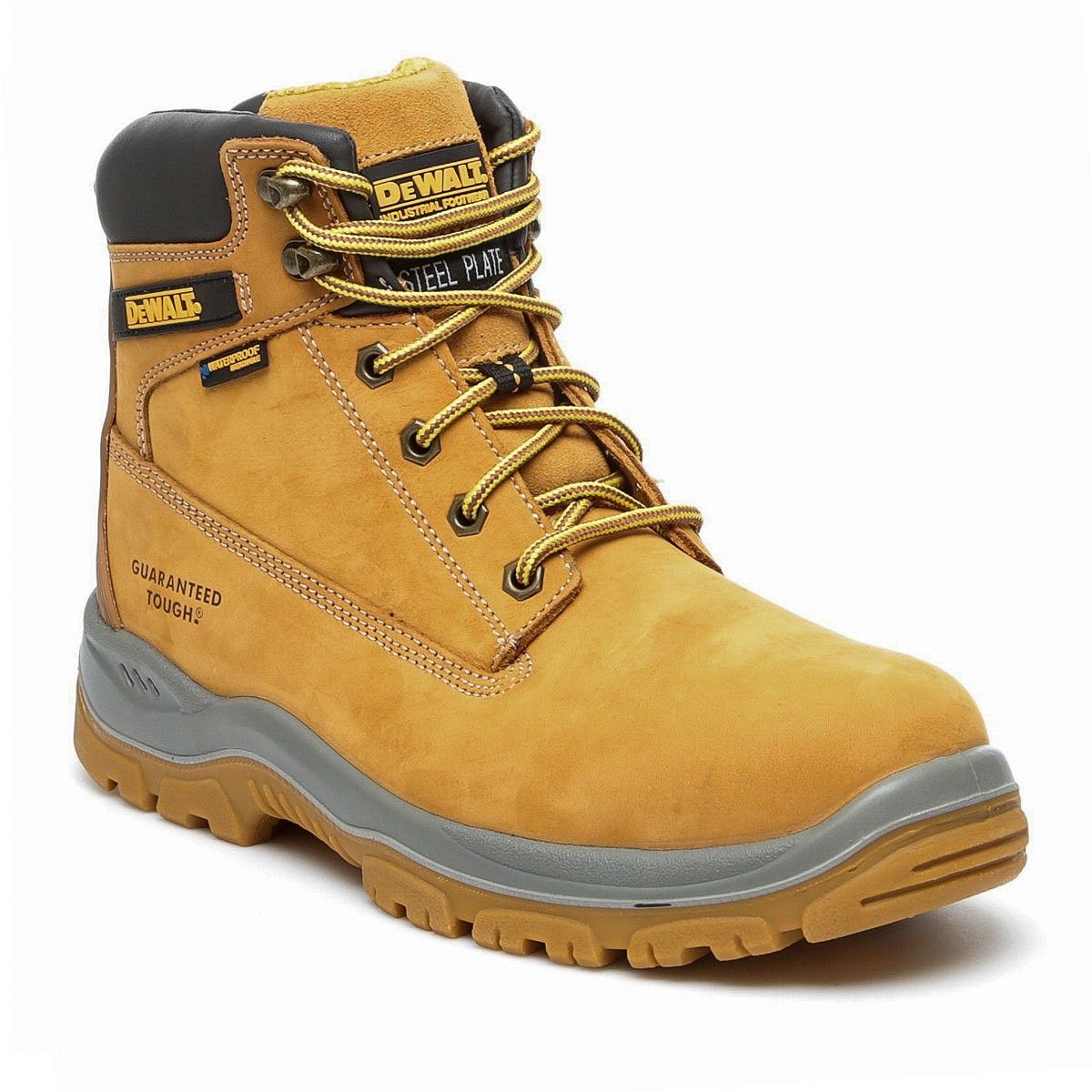 Dewalt Titanium Veiligheidsschoenen voor heren, geel (Honey), 43 EU