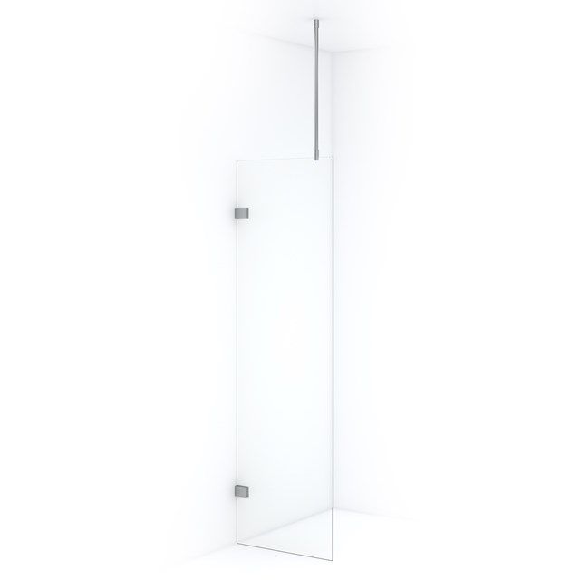 Maxaro Inloopdouche Diamond 60cm 8mm Helder Veiligheidsglas Chroom