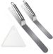 Ibenzoa® Ensemble d'outils de décoration de gâteau en acier inoxydable