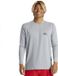 Quiksilver Everyday Surf Rash Guard Met Lange Mouwen Grijs L Man