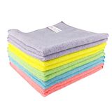 Leviatan 10 stuks Microvezeldoeken Poetsdoeken Stofdoeken Multifunctionele Doeken Veelkleurig 30x30cm